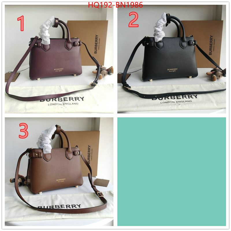 Burberry Bags(TOP)-Handbag-,aaaaa+ class replica ,ID: BN1986,$: 192USD