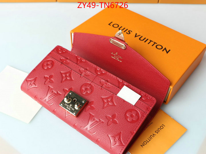 LV Bags(4A)-Wallet,ID: TN6726,$: 49USD