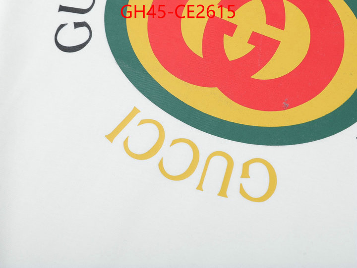 Clothing-Gucci,shop cheap high quality 1:1 replica , ID: CE2615,$: 45USD