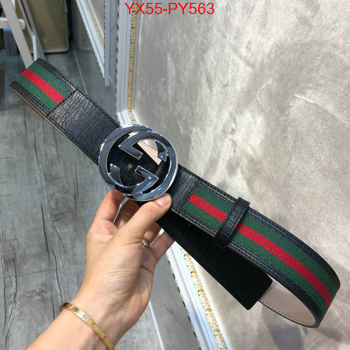 Belts-Gucci,wholesale replica shop , ID: PY563,$:55USD