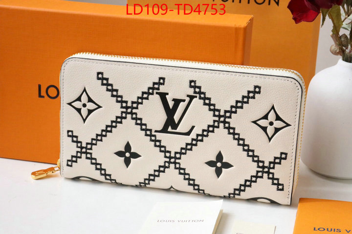 LV Bags(TOP)-Wallet,ID: TD4753,$: 109USD