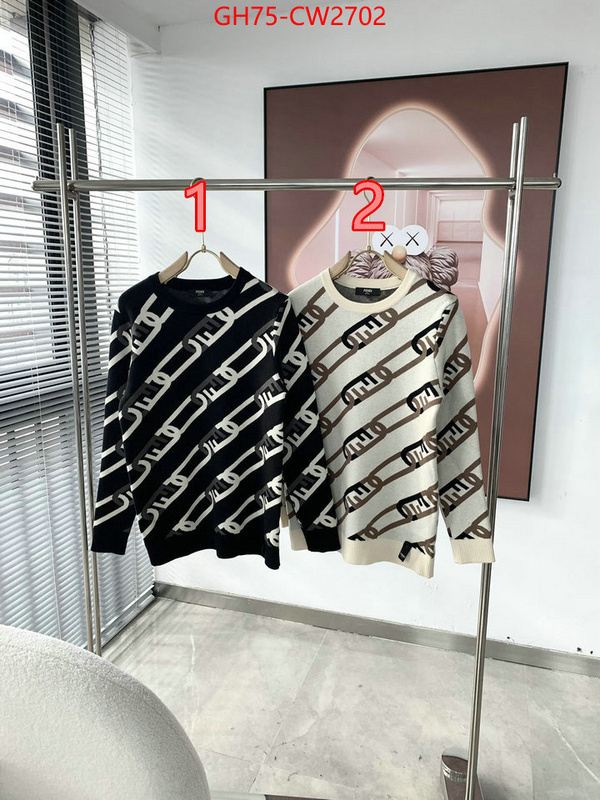 Clothing-Fendi,aaaaa replica , ID: CW2702,$: 75USD