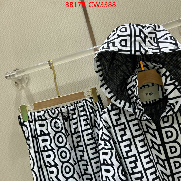 Clothing-Fendi,wholesale , ID: CW3388,$: 179USD