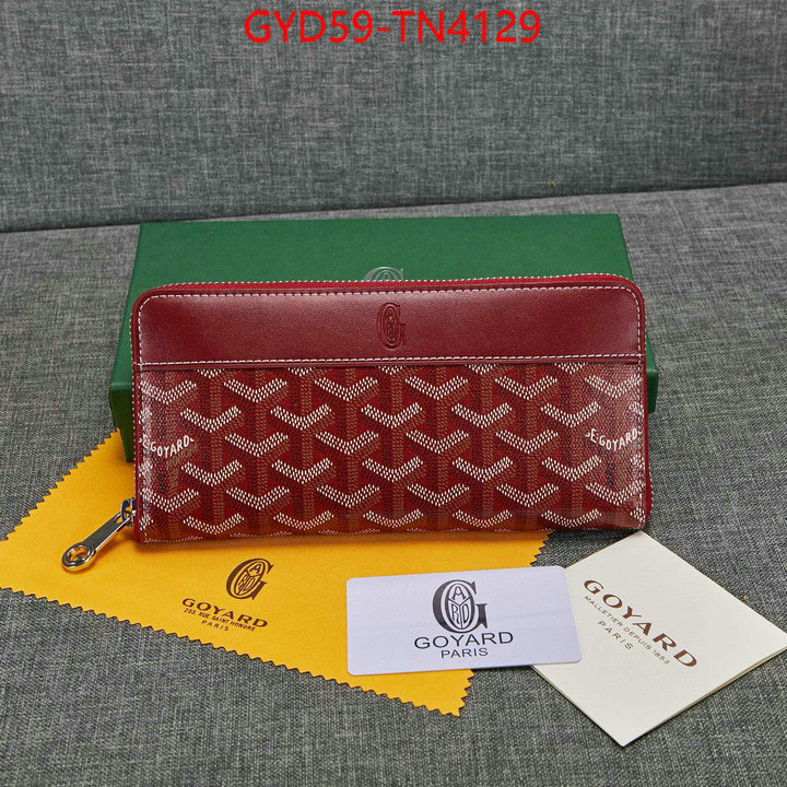 Goyard Bags(4A)-Wallet,aaaaa replica designer ,ID: TN4129,$: 59USD