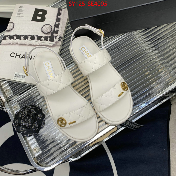 Women Shoes-Chanel,fake , ID: SE4005,$: 125USD