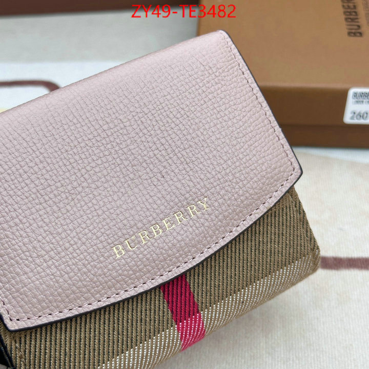 Burberry Bags(4A)-Wallet,high quality designer ,ID: TE3482,$: 49USD