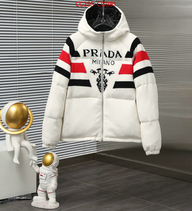 Down jacket Women-Prada,where to buy , ID: CO981,$: 299USD
