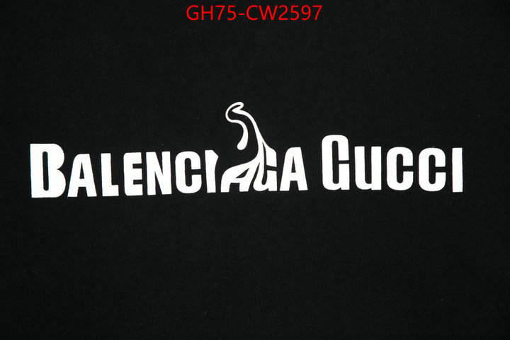 Clothing-Gucci,replica 1:1 , ID: CW2597,$: 75USD