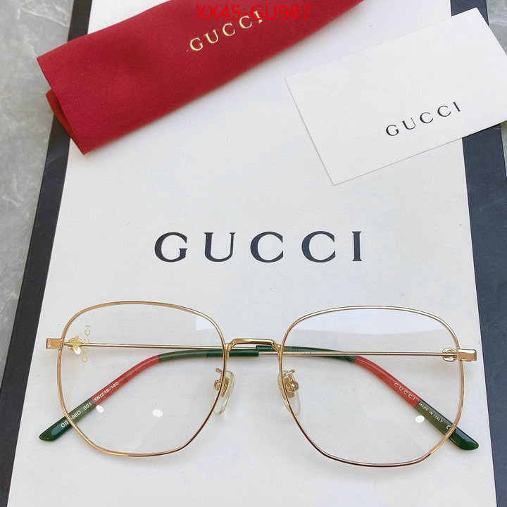 Glasses-Gucci,replicas , ID: GU987,$: 45USD