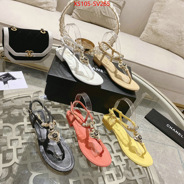 Women Shoes-Chanel,top quality designer replica , ID: SV265,$: 105USD