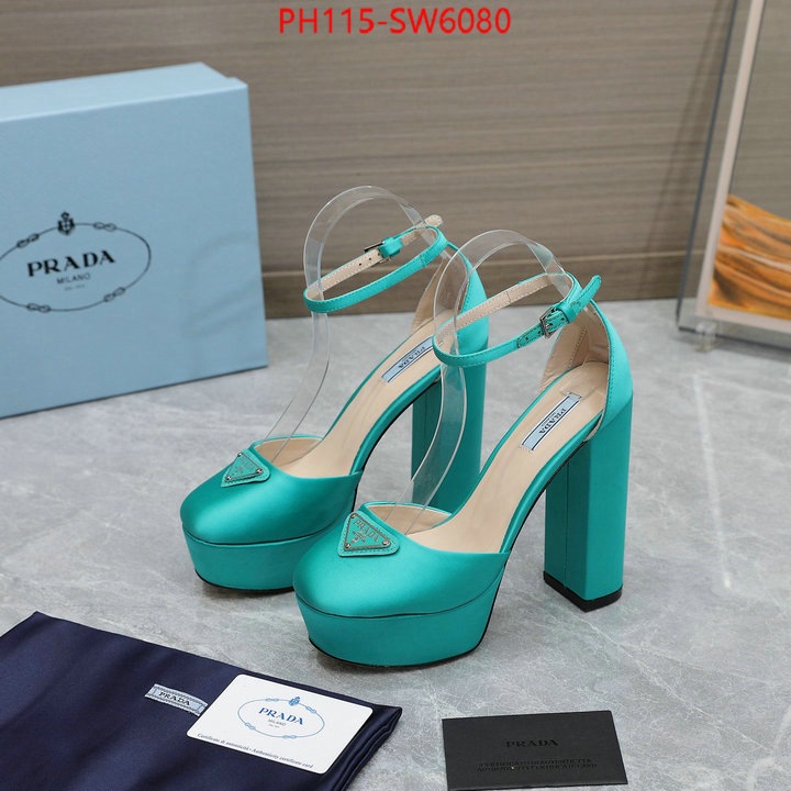 Women Shoes-Prada,highest quality replica , ID: SW6080,$: 115USD