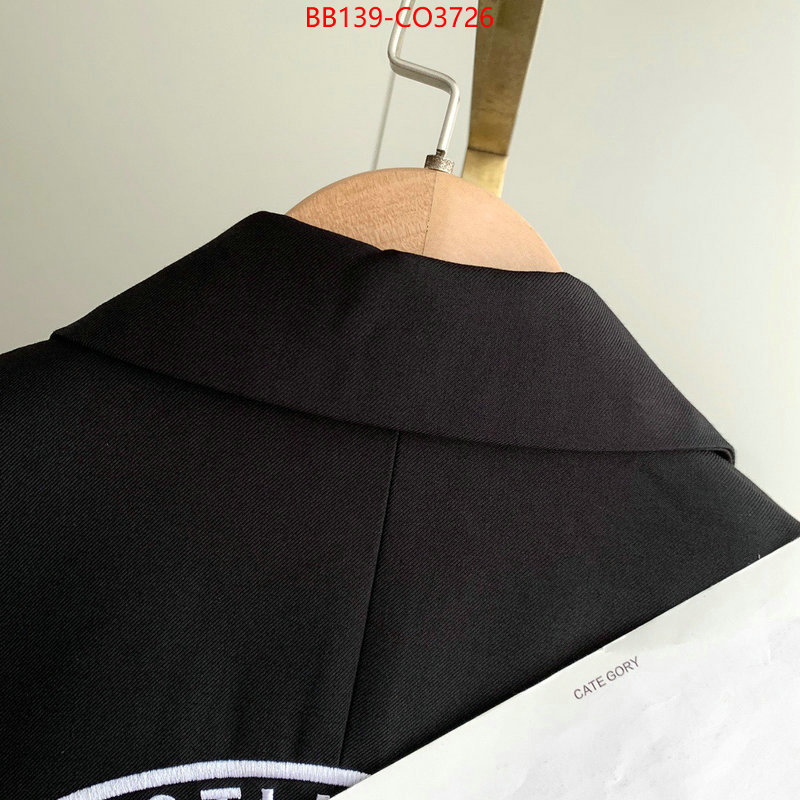 Clothing-Dior,1:01 , ID: CO3726,$: 139USD