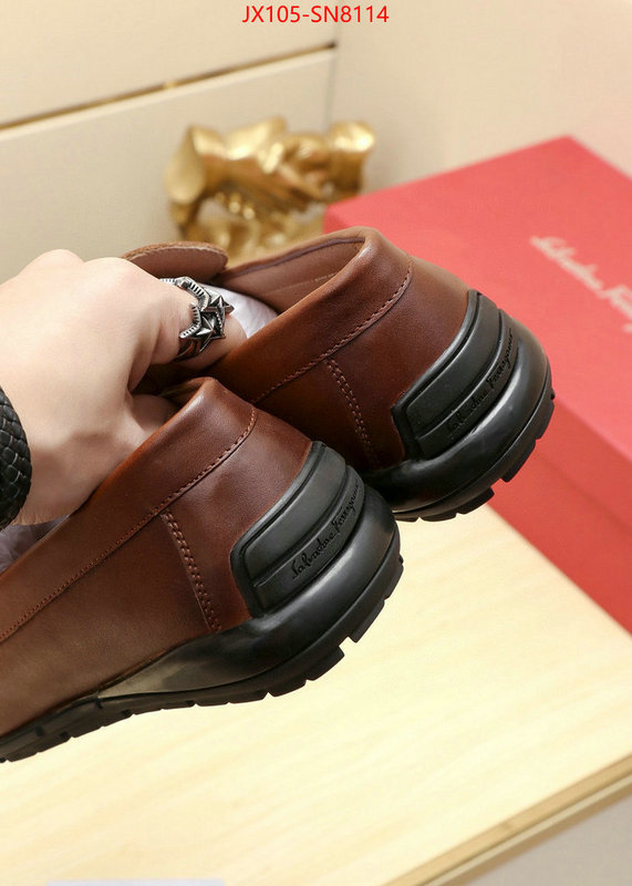 Men shoes-Ferragamo,high quality replica , ID: SN8114,$: 105USD