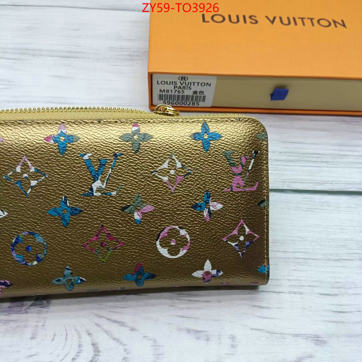 LV Bags(4A)-Wallet,styles & where to buy ,ID: TO3926,$: 59USD