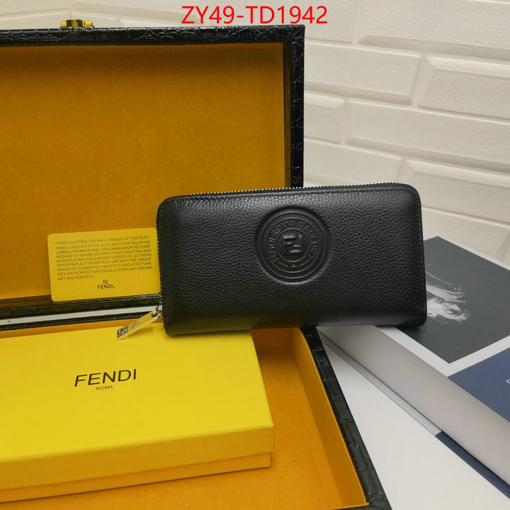 Fendi Bags(4A)-Wallet-,replica shop ,ID: TD1942,$: 49USD