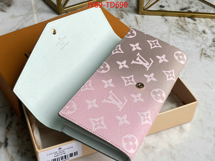 LV Bags(TOP)-Wallet,ID: TD690,$: 89USD