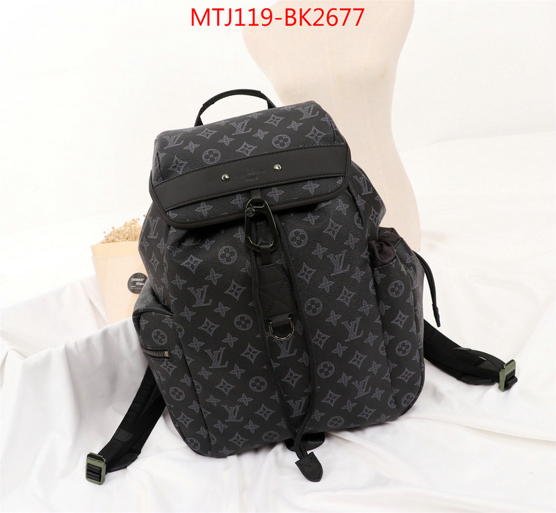 LV Bags(4A)-Backpack-,ID: BK2677,$:119USD