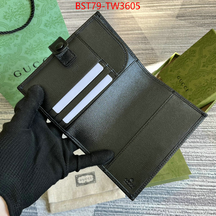 Gucci Bags(TOP)-Wallet-,aaaaa+ replica designer ,ID: TW3605,$: 79USD