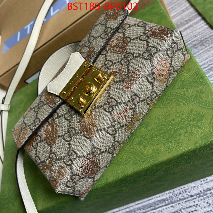 Gucci Bags(TOP)-Padlock-,replicas ,ID: BP6103,$: 189USD