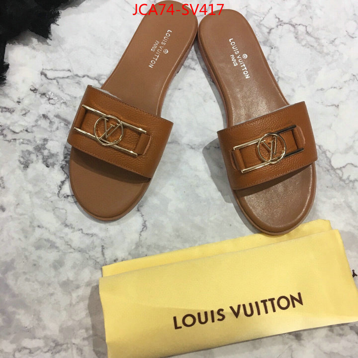 Women Shoes-LV,what 1:1 replica , ID: SV417,$:74USD