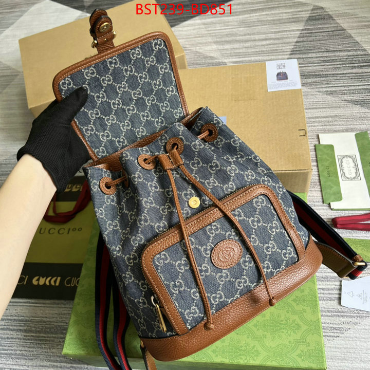 Gucci Bags(TOP)-Backpack-,top quality replica ,ID: BD851,$: 239USD