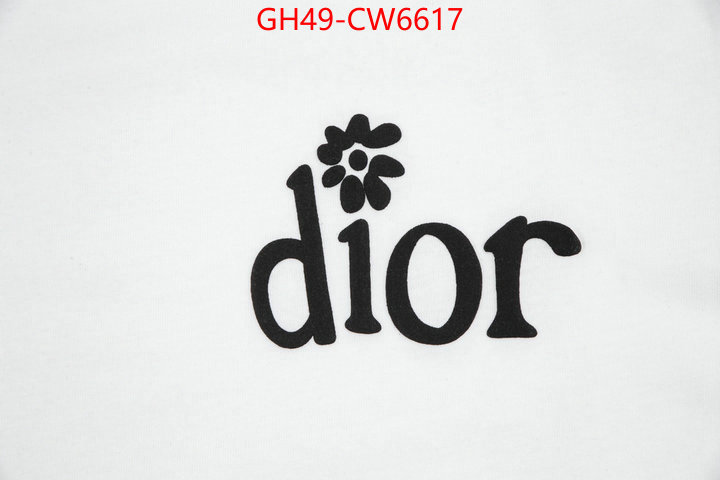 Clothing-Dior,high quality 1:1 replica ,ID: CW6617,$: 49USD