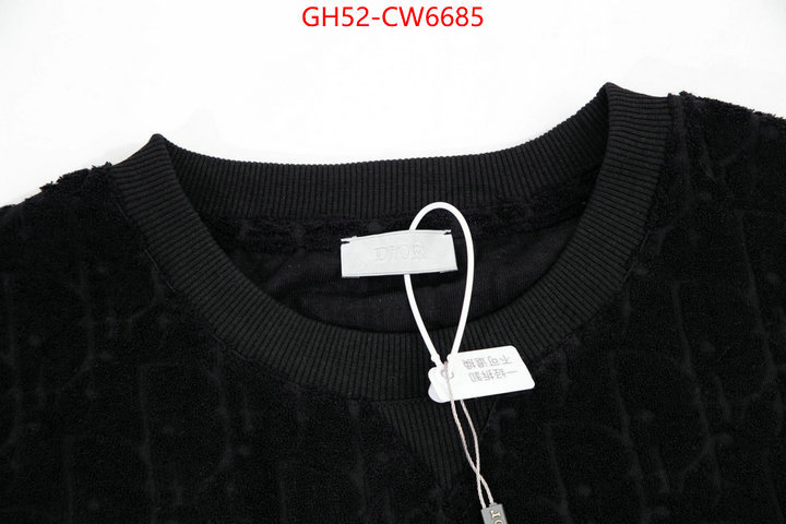 Clothing-Dior,best quality replica , ID: CW6685,$: 52USD