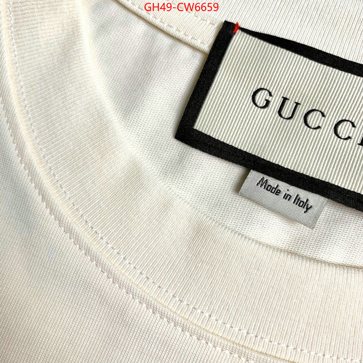 Clothing-Gucci,for sale cheap now , ID: CW6659,$: 49USD