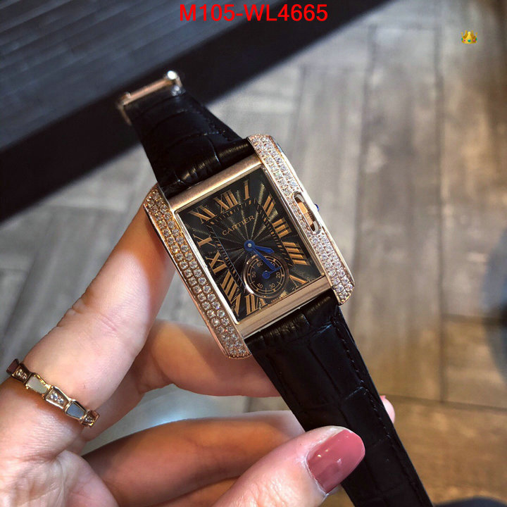 Watch(4A)-Cartier,designer , ID: WL4665,$: 105USD