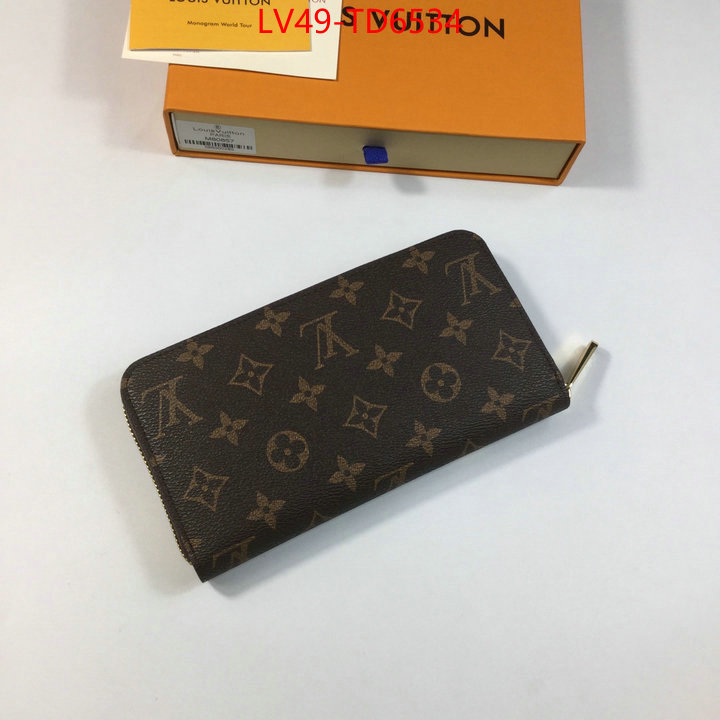 LV Bags(4A)-Wallet,buy first copy replica ,ID: TD6534,$: 49USD