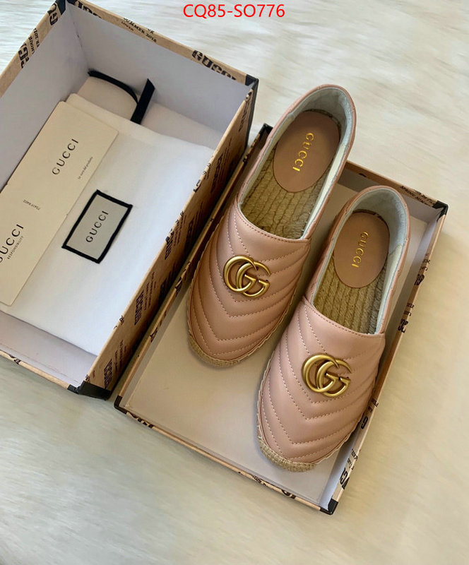 Women Shoes-Gucci,best quality replica , ID: SO776,$: 85USD