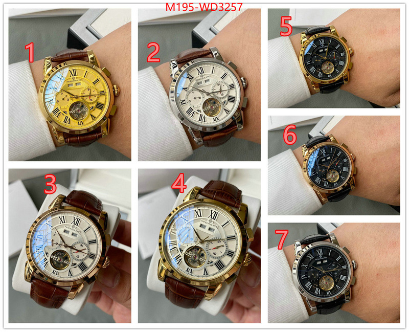 Watch(4A)-Ptek Ph1ippe,counter quality , ID: WD3257,$: 195USD