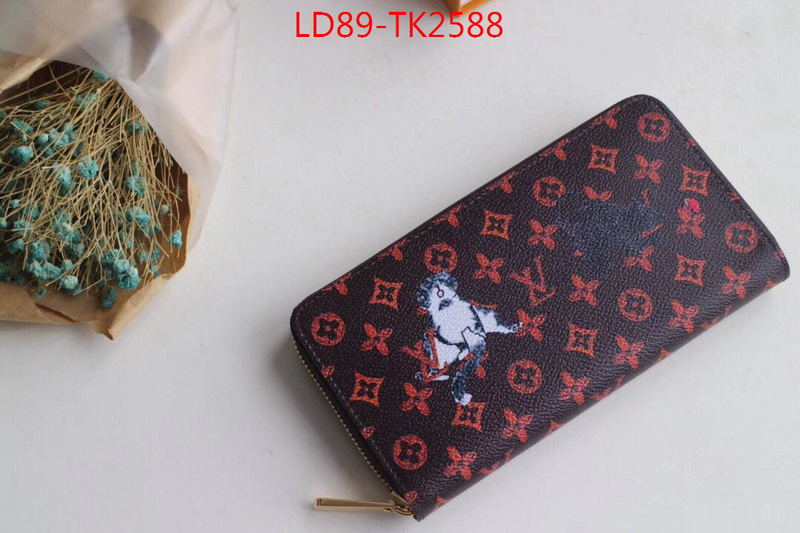 LV Bags(TOP)-Wallet,ID: TK2588,$:89USD