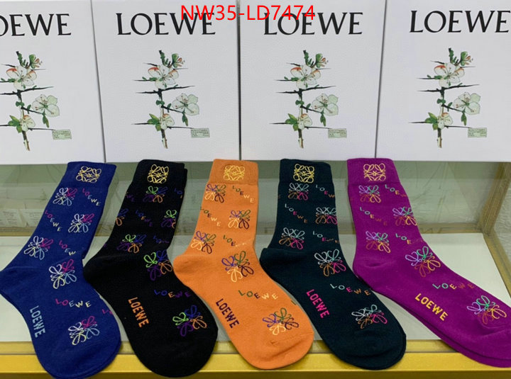 Sock-Loewe,designer 1:1 replica , ID: LD7474,$: 35USD