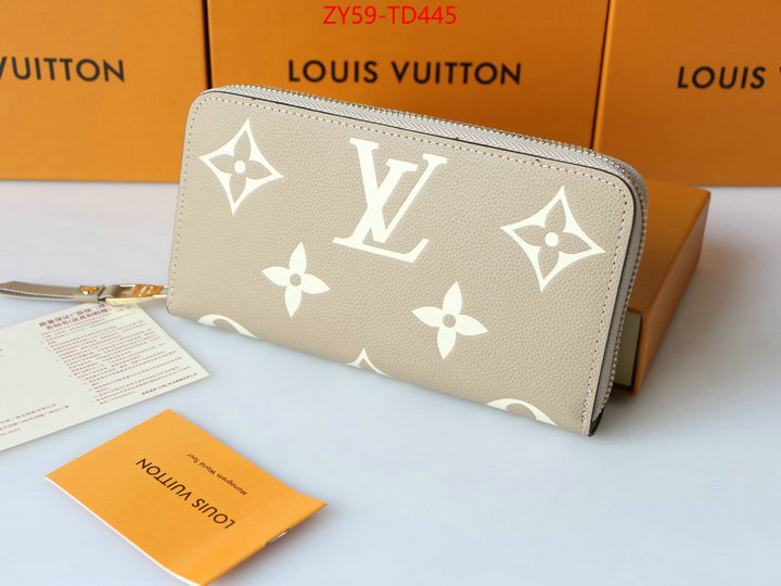 LV Bags(4A)-Wallet,ID: TD445,$: 59USD