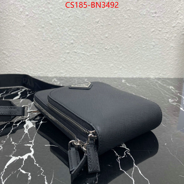 Prada Bags(TOP)-Diagonal-,ID: BN3492,$: 185USD