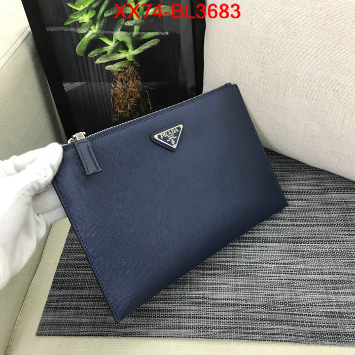 Prada Bags(TOP)-Clutch-,ID: BL3683,$: 74USD