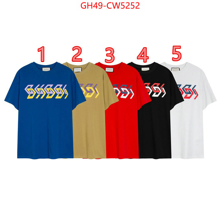 Clothing-Gucci,how to buy replica shop , ID: CW5252,$: 49USD