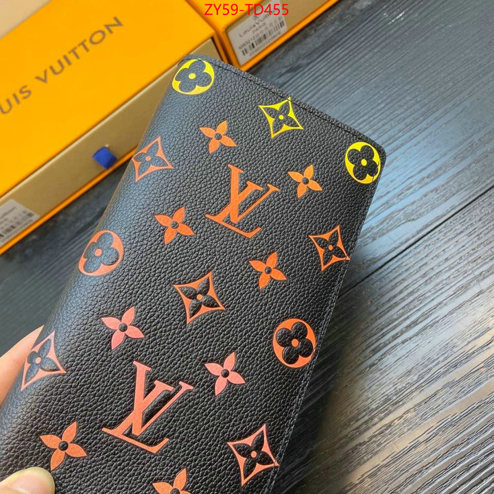 LV Bags(4A)-Wallet,ID: TD455,$: 59USD