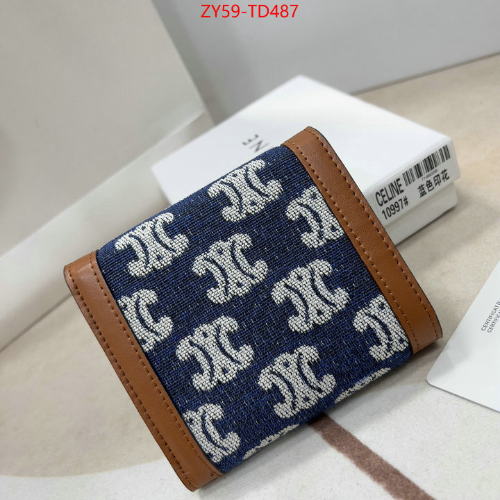 CELINE Bags(4A)-Wallet,outlet 1:1 replica ,ID: TD487,$: 59USD