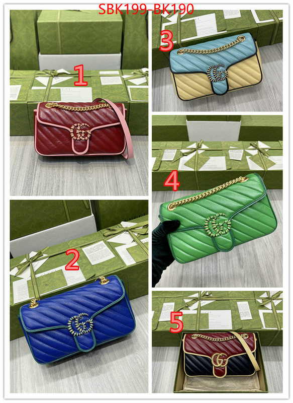 Gucci Bags Promotion-,ID: BK190,
