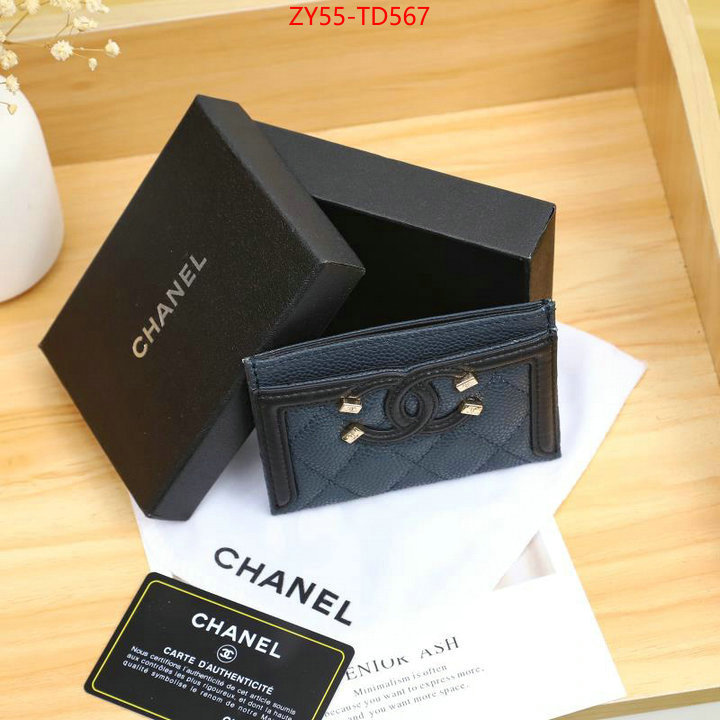 Chanel Bags(4A)-Wallet-,ID: TD567,$: 55USD