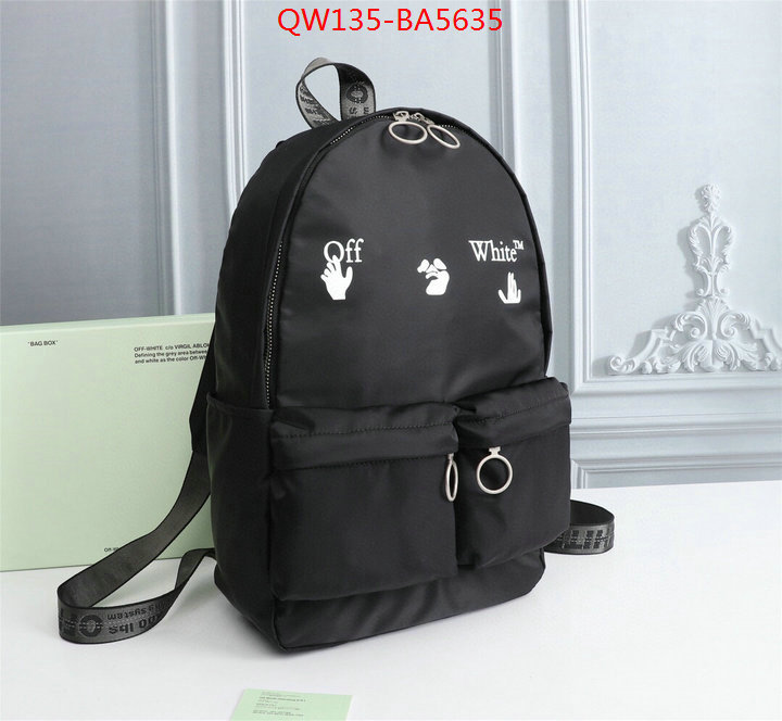 Off-White Bags ( TOP )-Backpack-,how to buy replica shop ,ID: BA5635,$: 135USD