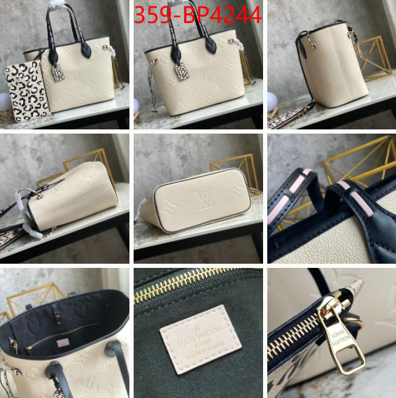 LV Bags(TOP)-Neverfull-,ID: BP4244,$: 359USD