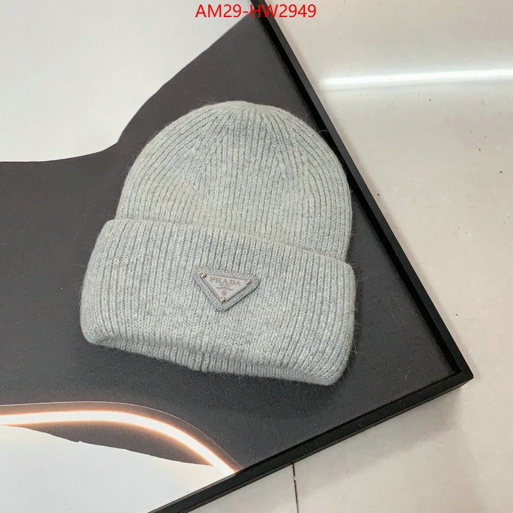 Cap (Hat)-Prada,counter quality , ID: HW2949,$: 29USD