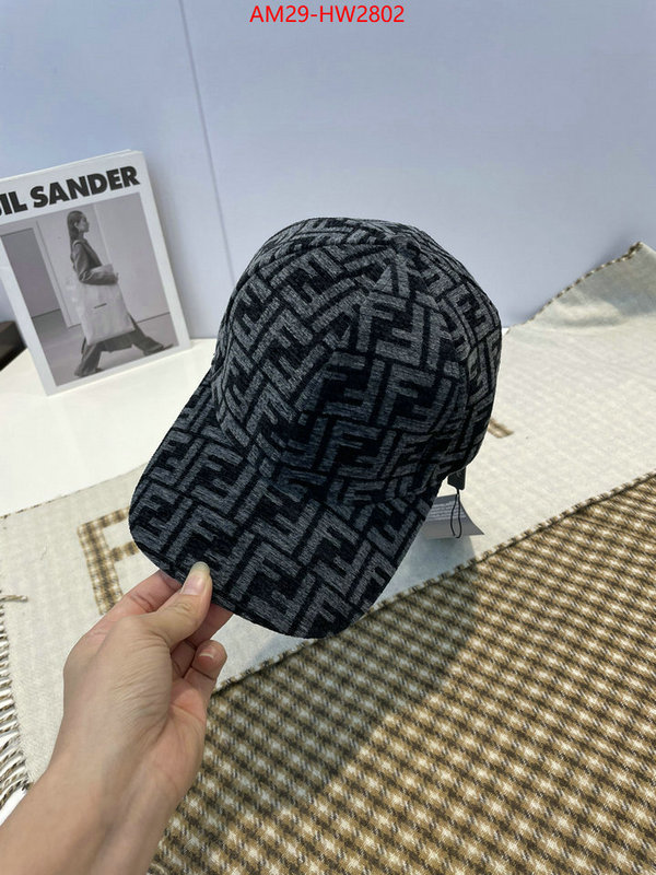 Cap (Hat)-Fendi,fake designer , ID: HW2802,$: 29USD