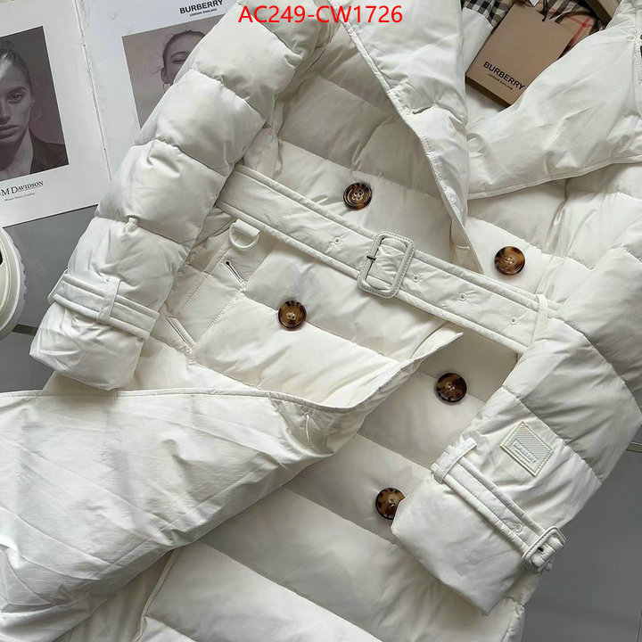 Down jacket Women-Burberry,mirror copy luxury , ID: CW1726,$: 249USD