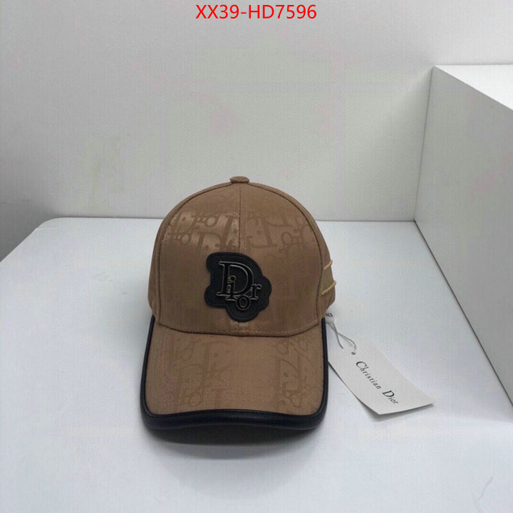 Cap (Hat)-Dior,replcia cheap from china , ID: HD7596,$: 39USD
