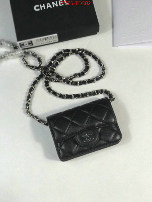 Chanel Bags(4A)-Wallet-,ID: TD502,$: 75USD