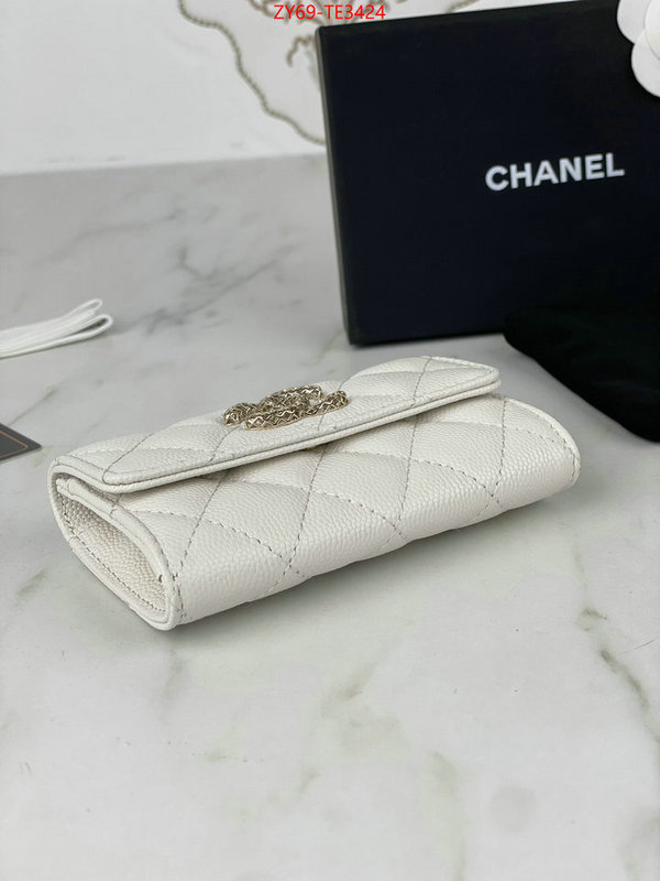 Chanel Bags(4A)-Wallet-,ID: TE3424,$: 69USD